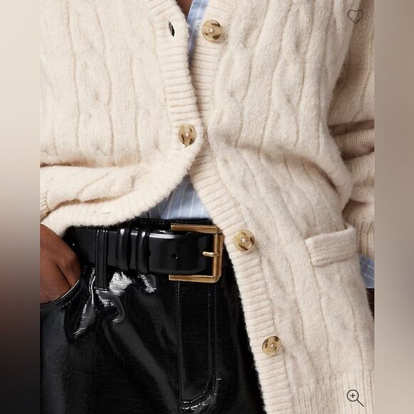 J. Crew Women’s Classic Straight Pant in Faux Leather Size 24 NWT #CC488 - Picture 3 of 8